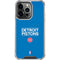 NBA Detroit Pistons Standard - Blue iPhone 16 Pro Clear Case
