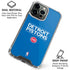 NBA Detroit Pistons Standard - Blue iPhone 16 Pro Max Clear Case