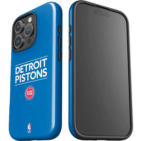 NBA Detroit Pistons Standard - Blue iPhone 16 Pro Max Impact Case