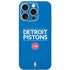 NBA Detroit Pistons Standard - Blue iPhone 16 Pro Skin