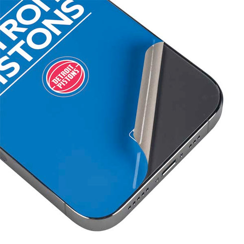 NBA Detroit Pistons Standard - Blue iPhone 16 Pro Skin