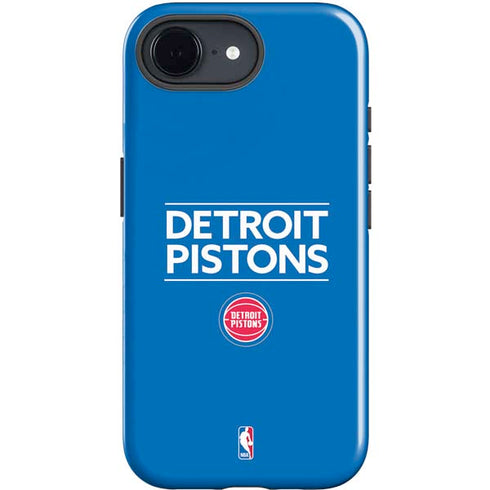 NBA Detroit Pistons Standard - Blue iPhone 16e Impact Case