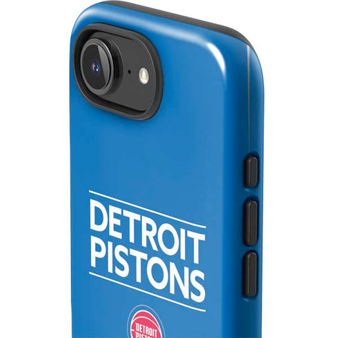 NBA Detroit Pistons Standard - Blue iPhone 16e Impact Case