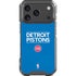NBA Detroit Pistons Standard - Blue iPhone 18 Pro Clear Case
