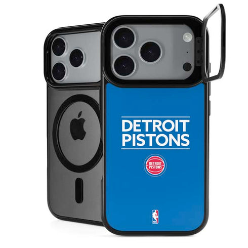 NBA Detroit Pistons Standard - Blue iPhone 18 Pro Kickstand Case