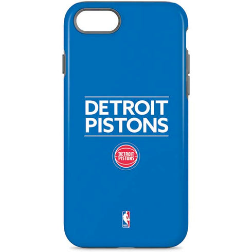 NBA Detroit Pistons Standard - Blue iPhone Cases
