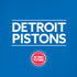 NBA Detroit Pistons Standard - Blue iPhone XS Skin