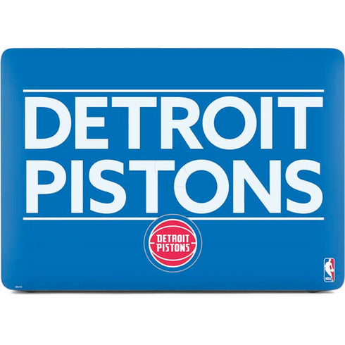 NBA Detroit Pistons Standard - Blue Apple MacBook Air Skin
