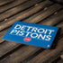 NBA Detroit Pistons Standard - Blue Apple MacBook Air Skin