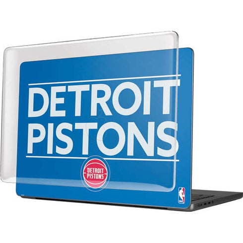NBA Detroit Pistons Standard - Blue MacBook Pro 14in (2021-24) Case plus Skin