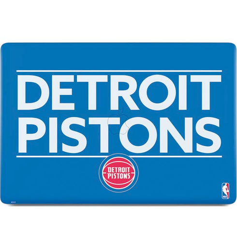 NBA Detroit Pistons Standard - Blue MacBook Skins