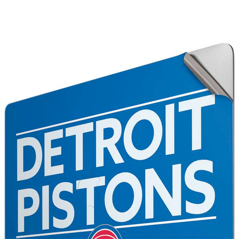NBA Detroit Pistons Standard - Blue Apple MacBook Pro 16-inch Skin