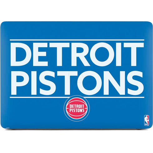 NBA Detroit Pistons Standard - Blue Apple MacBook Pro 16-inch Skin
