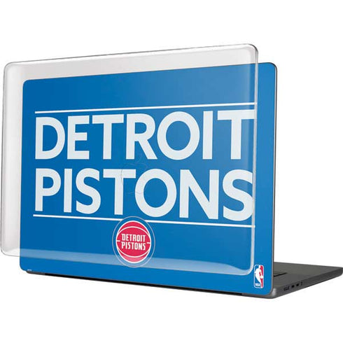 NBA Detroit Pistons Standard - Blue MacBook Cases