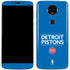 NBA Detroit Pistons Standard - Blue Moto E5 Plus Skin