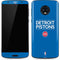 NBA Detroit Pistons Standard - Blue Moto G6 Skin