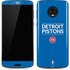 NBA Detroit Pistons Standard - Blue Moto G6 Skin