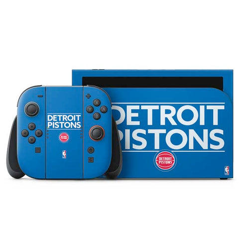 NBA Detroit Pistons Standard - Blue Nintendo Skins