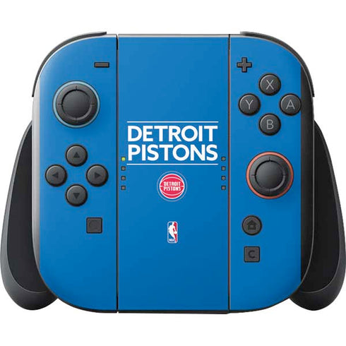 NBA Detroit Pistons Standard - Blue Nintendo Switch 2 (2025) with Joy-Con Skin