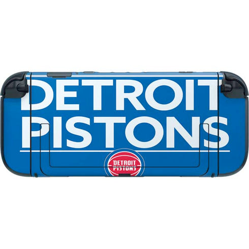 NBA Detroit Pistons Standard - Blue Nintendo Switch 2 (2025) with Joy-Con Skin