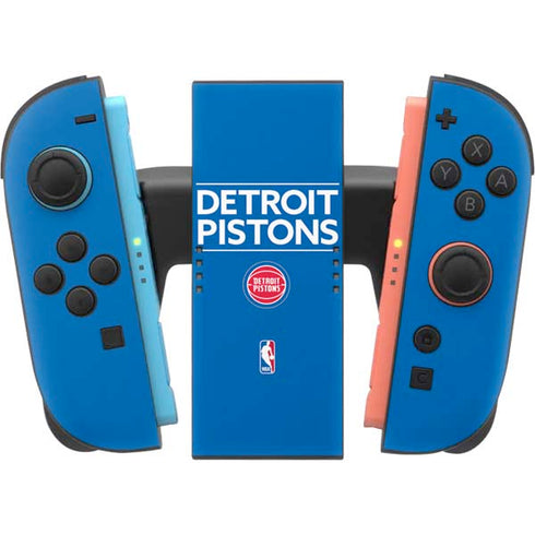 NBA Detroit Pistons Standard - Blue Nintendo Switch 2 (2025) Joy-Con Controller Skin