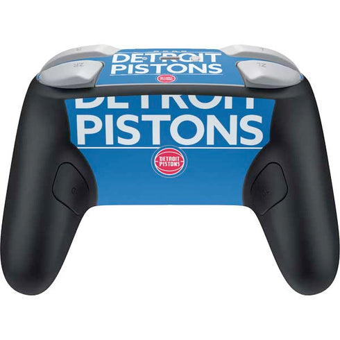 NBA Detroit Pistons Standard - Blue Nintendo Switch 2 (2025) Pro Controller Skin