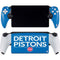 NBA Detroit Pistons Standard - Blue PlayStation Portal Remote Player Skin
