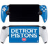 NBA Detroit Pistons Standard - Blue PlayStation Portal Remote Player Skin