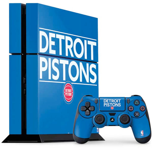 NBA Detroit Pistons Standard - Blue PlayStation PS4 Skins