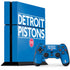 NBA Detroit Pistons Standard - Blue PS4 Console and Controller Bundle Skin