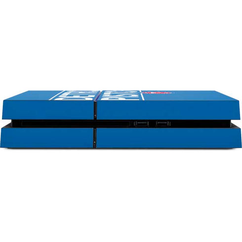 NBA Detroit Pistons Standard - Blue PS4 Console Skin