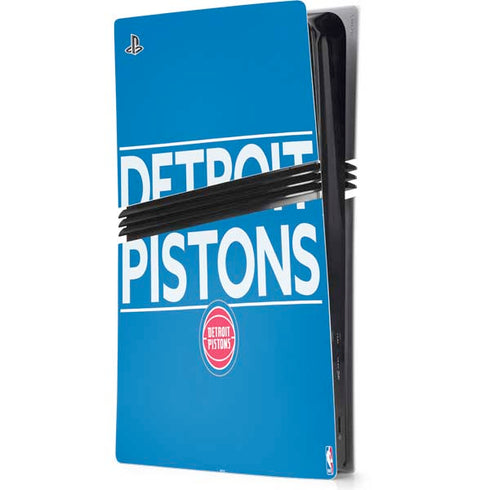 NBA Detroit Pistons Standard - Blue PlayStation PS5 Skins