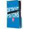 NBA Detroit Pistons Standard - Blue PS5 Pro Disk Console Skin