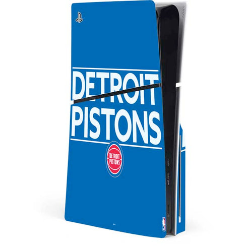 NBA Detroit Pistons Standard - Blue PlayStation PS5 Skins