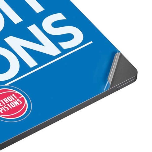 NBA Detroit Pistons Standard - Blue Surface Laptop 7 15in Skin