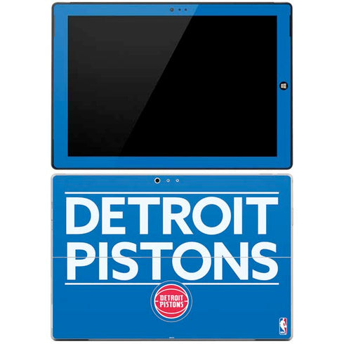 NBA Detroit Pistons Standard - Blue Surface Pro 3 Skin