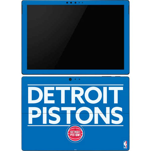 NBA Detroit Pistons Standard - Blue Surface Pro 6 Skin