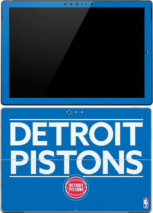 NBA Detroit Pistons Standard - Blue Surface Pro (2017) Skin