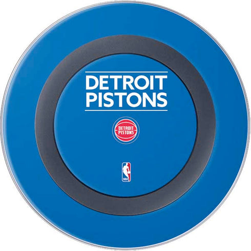 NBA Detroit Pistons Standard - Blue Wireless Charger Skin