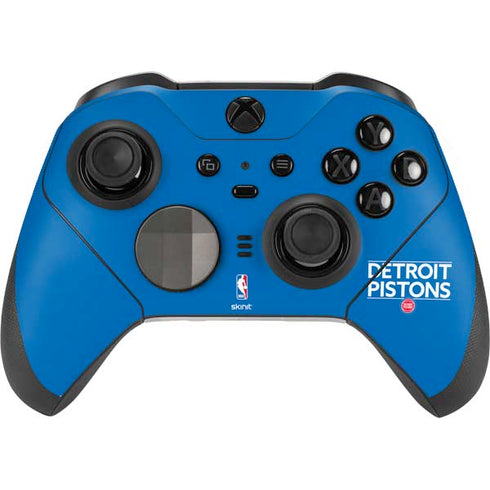 NBA Detroit Pistons Standard - Blue Xbox Elite Wireless Controller Series 2 Skin