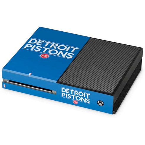 NBA Detroit Pistons Standard - Blue Xbox One Console Skin