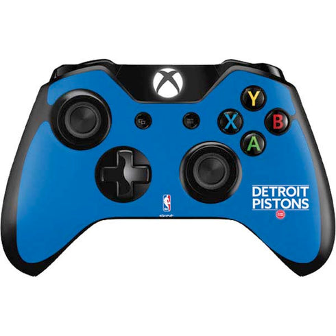 NBA Detroit Pistons Standard - Blue Xbox One Controller Skin