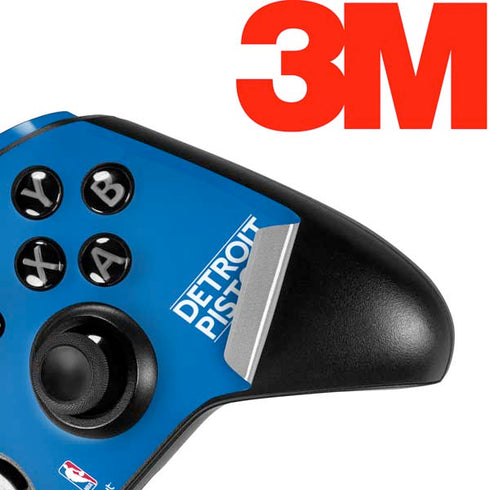 NBA Detroit Pistons Standard - Blue Xbox One Elite Controller Skin