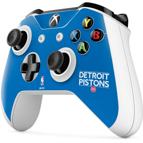 NBA Detroit Pistons Standard - Blue Xbox One S Controller Skin