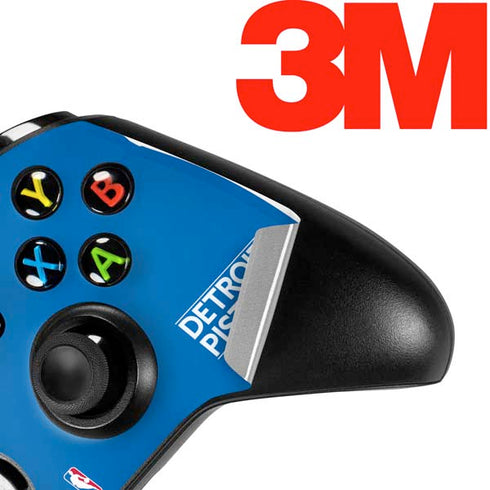 NBA Detroit Pistons Standard - Blue Xbox One X Controller Skin