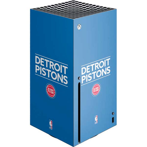 NBA Detroit Pistons Standard - Blue Xbox Series X Skins