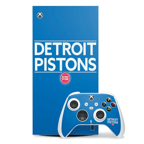 NBA Detroit Pistons Standard - Blue Xbox Series X Skins
