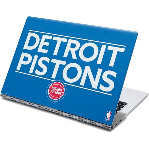 NBA Detroit Pistons Standard - Blue Yoga 910 2-in-1 14in Touch-Screen Skin