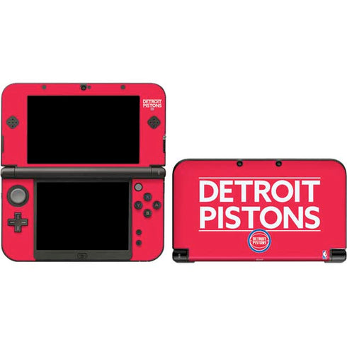 NBA Detroit Pistons Standard - Red 3DS XL 2015 Skin