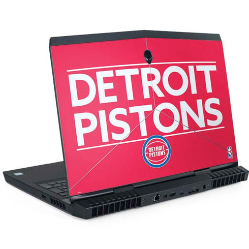 NBA Detroit Pistons Standard - Red Dell Alienware Skin